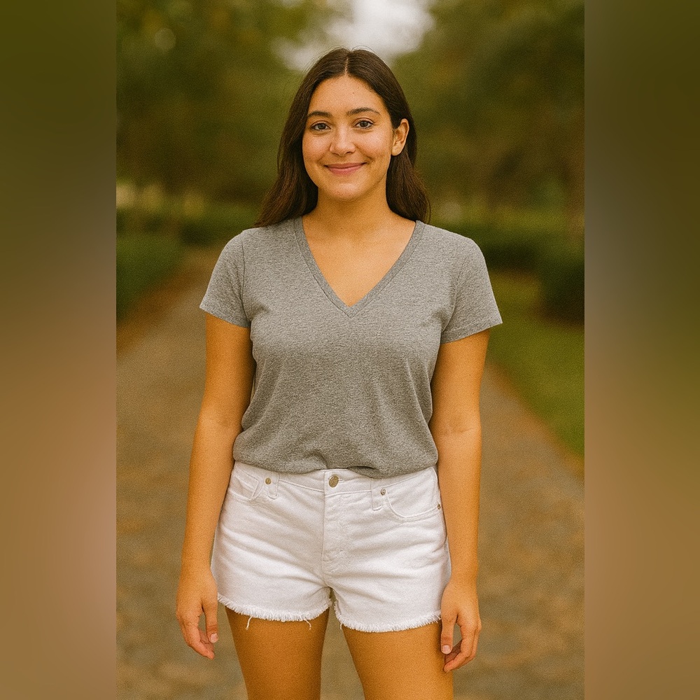 HARPER White Jean‎ Shorts for Women